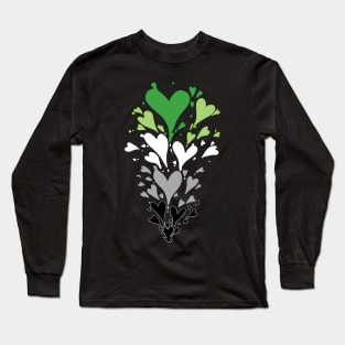 Loveheart - Aromantic Long Sleeve T-Shirt